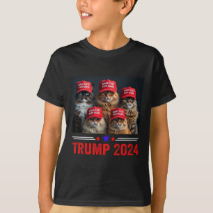 T-shirt Donald Trump Rend Les Chats Sûrs À Nouveau Chapeau