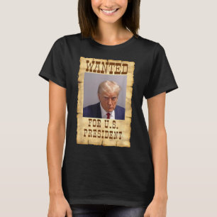 T-shirt Donald Trump Tiré Recherché Aux États-Unis Préside