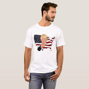T-shirt Donald Trump vous veut