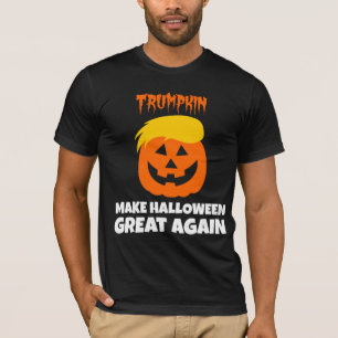 T-shirt Donald Trumpkin rendent Halloween grand encore
