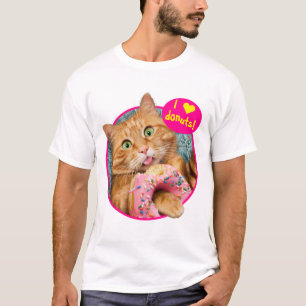 T-shirt Donateur mangeant des chats