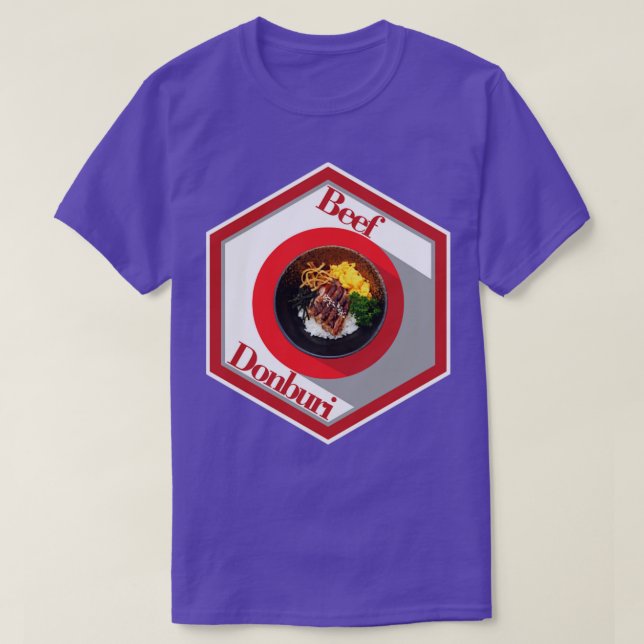 T-shirt donburi de boeuf (Design devant)