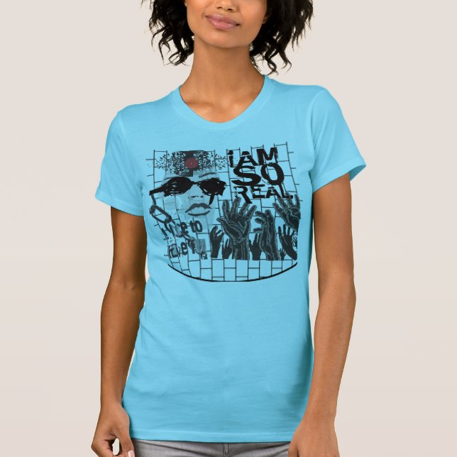 T-shirt donc l'art de rue réel (Devant)