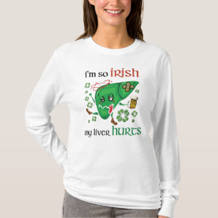 T-shirt Donc, mon foie me fait mal en Irlande