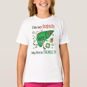 T-shirt Donc, mon foie me fait mal en Irlande