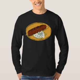 T-shirt Doner Kebab Köfte Skewer Kebab Salade Concombre To