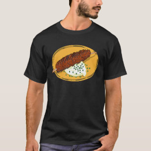T-shirt Doner Kebab Köfte Skewer Kebab Salade Concombre To