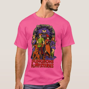 T-shirt Donjons et Mystères RPG Chien Vintage