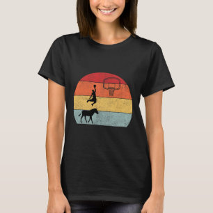 T-shirt Donkey basketball joueur entraîneur Sport ride âne