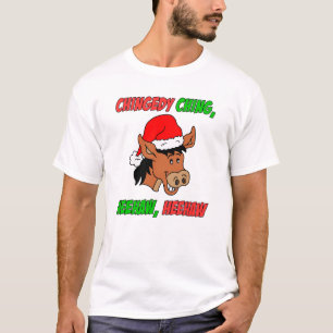 T-shirt Donkey de Noël italien