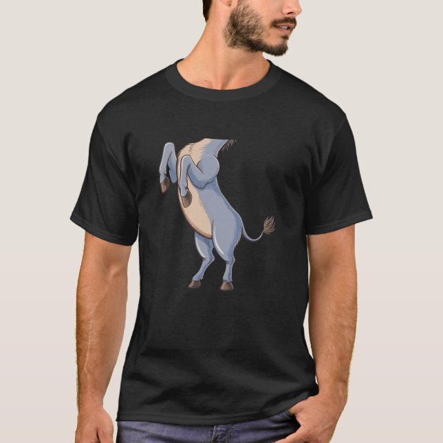 T-shirt Donkey fun Adulte Enfants Hommes Femmes Digne cost (Devant)
