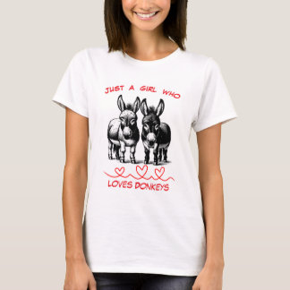 T-shirt Donkey Lover