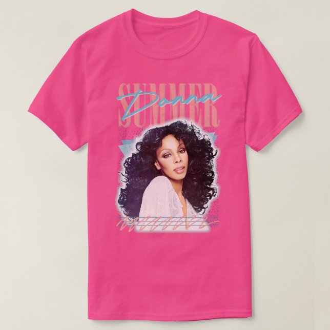 T-shirt Donna Summer Retro Style Fans Art Design (Design devant)