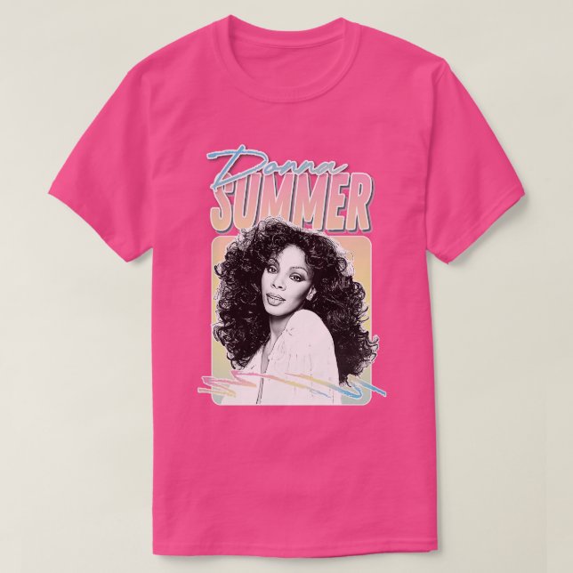 T-shirt Donna Summer Retro Style Fans Art Design 1 (Design devant)
