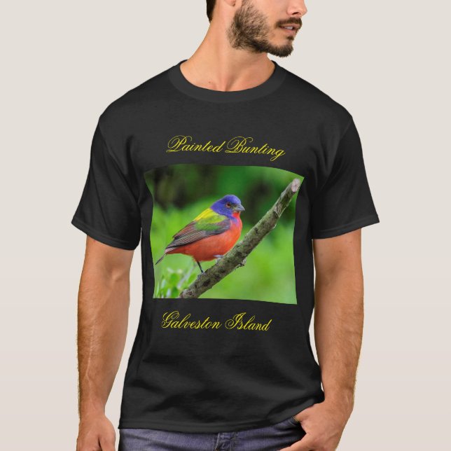 T-shirt donnant un petit coup peint (Devant)