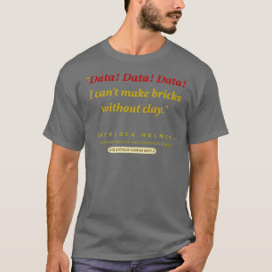 T-shirt Données Données Je ne peux pas faire des briques s