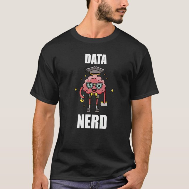 T-shirt Données nerd (Devant)