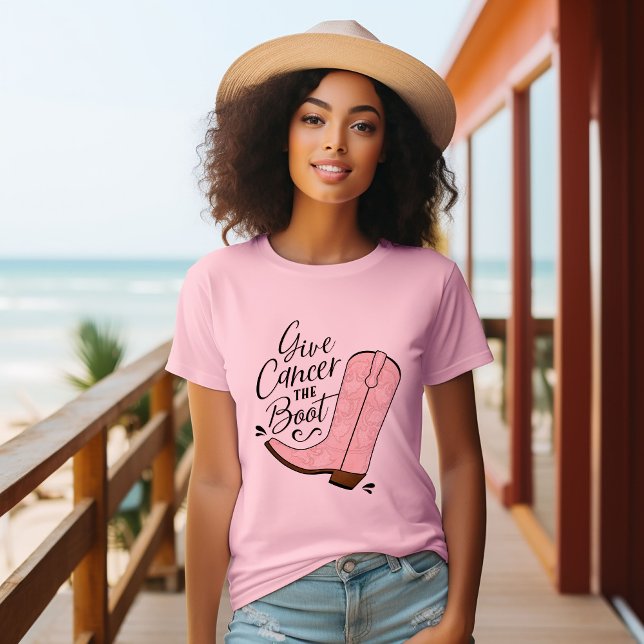 T-shirt Donner au cancer la conscience du cancer du sein d (Créateur téléchargé)