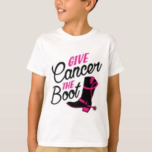 T-shirt Donner au cancer la conscience du cancer du sein d