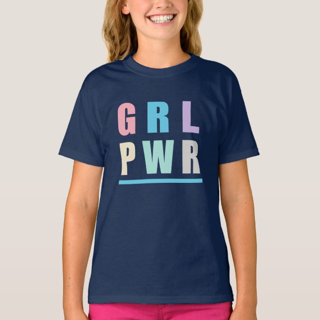 T-shirt Donner du pouvoir aux filles (Devant)