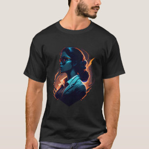 T-shirt Donner Du Pouvoir En Science Femme Docteur Science