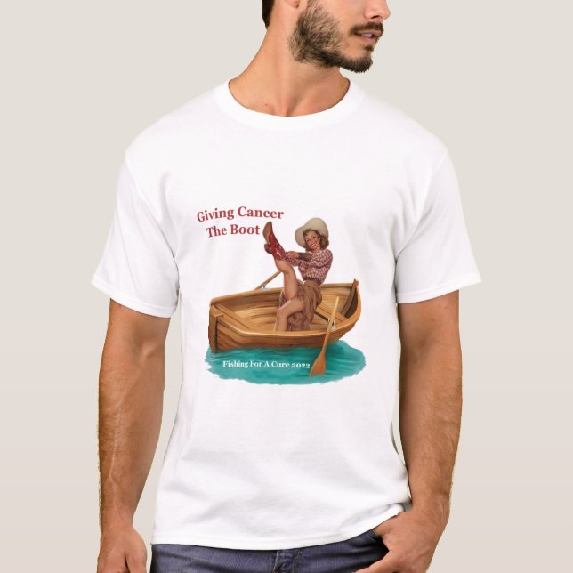 T-shirt Donner le cancer au début (Devant)