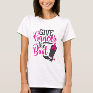 T-shirt Donner le cancer au début  Sensibilisation au can