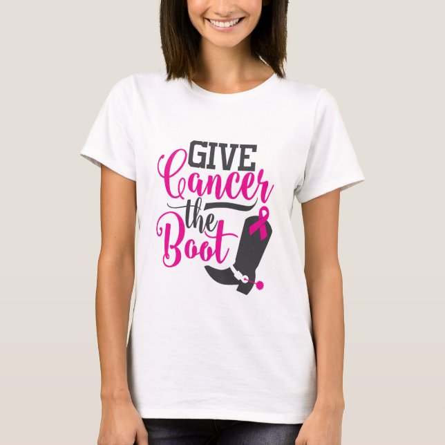T-shirt Donner le cancer au début| Sensibilisation au canc (Devant)