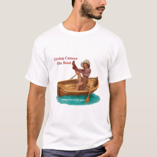 T-shirt Donner le coup d'envoi au cancer