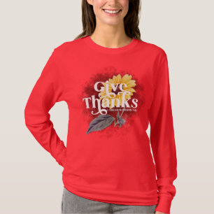 T-shirt Donner Merci Sunflower Christian