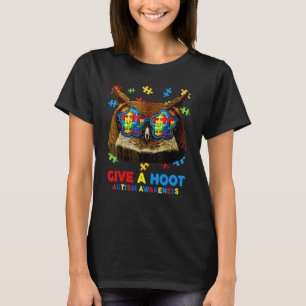 T-shirt Donner Un Chouette De Bois Sensibilisation sur l'a