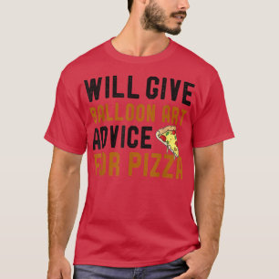 T-shirt Donnera Des Conseils D'Art Balloon Pour Pizza Funn