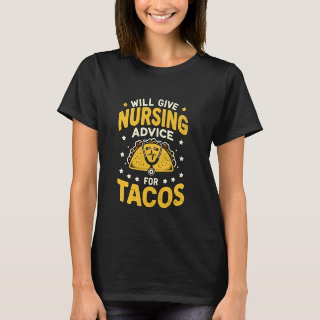 T-shirt Donnera Des Conseils En Infirmière Pour Les Infirm (Devant)