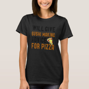 T-shirt Donnera des conseils pour la préparation de sushis