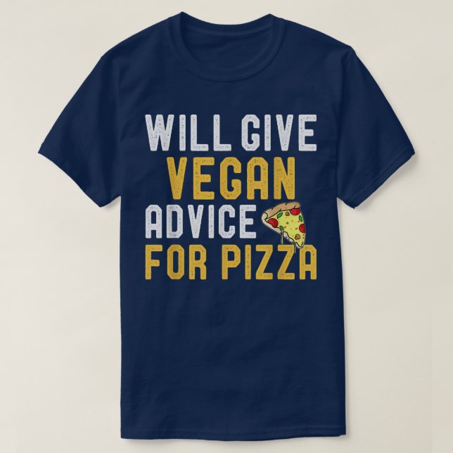 T-shirt Donnera Des Conseils Végétaux Pour Pizza Funny Vég (Design devant)
