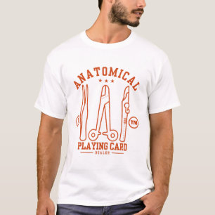 T-shirt Donneur de carte à jouer anatomique
