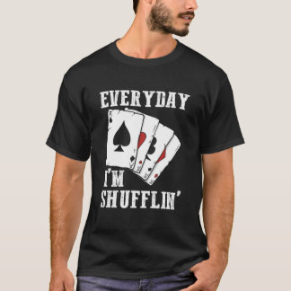 T-shirt Donneur de Casino Joueur de Poker Jeux de Hasard T