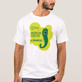 T-shirt Donnez à des espèces envahissantes une occasion !