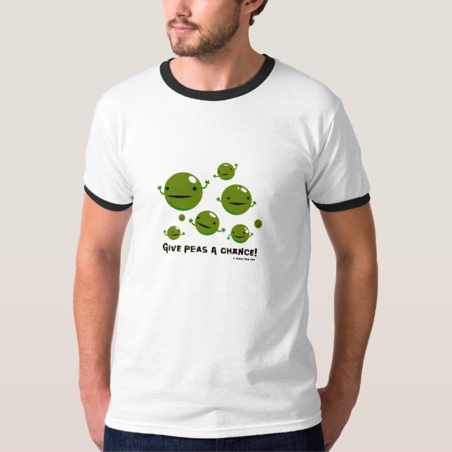 T-shirt Donnez à des pois une occasion (Devant)