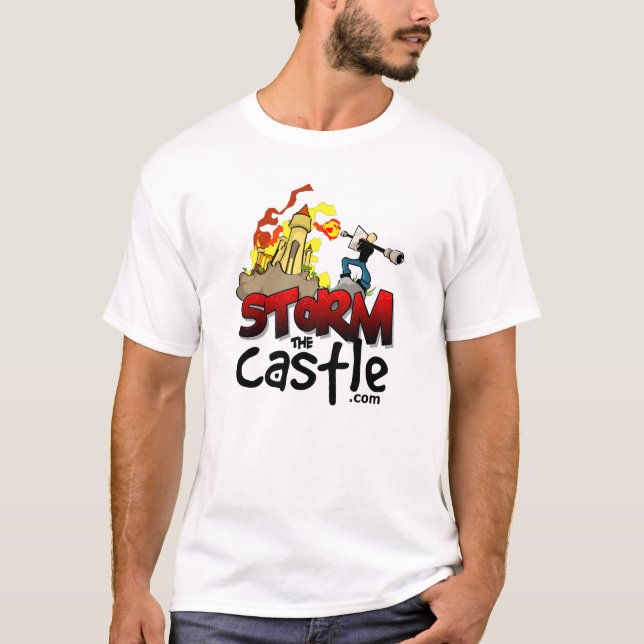 T-shirt Donnez l'assaut à le château DragonSlayer (Devant)