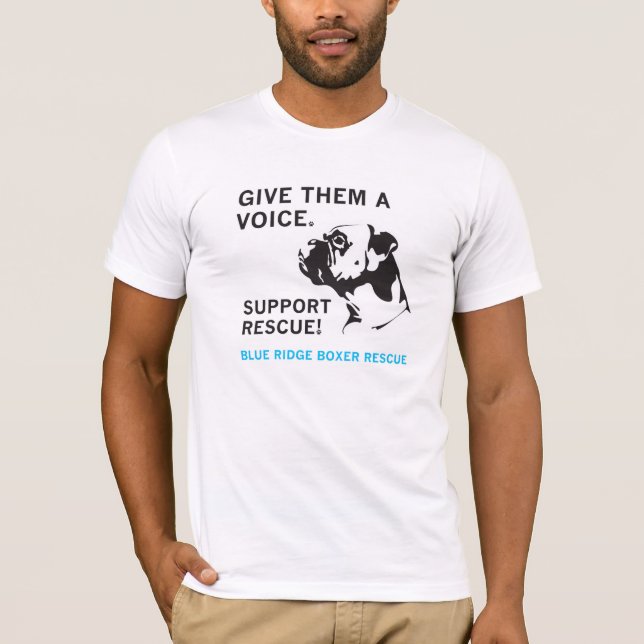 T-shirt Donnez-leur une voix -- Allumez les chemises (Devant)