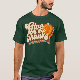 T-shirt Donnez Merci Retro Autumn Design esthétique