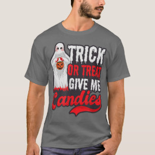 T-shirt Donnez-moi Candys Design Halloween Ghost