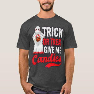 T-shirt Donnez-moi Candys Design Halloween Ghost323