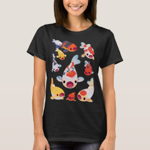 T-shirt Donnez-moi de la nourriture (koi)