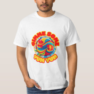 T-shirt Donnez-moi un peu de yum- Goûtez l'arc en ciel de