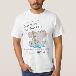 T-shirt Donnez plus que des arachides !
