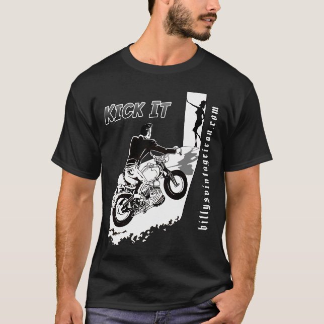 T-shirt Donnez- un coup de piedle (Devant)