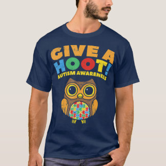 T-shirt Donnez Un Oiseau De Chouette À Sensibilisation sur