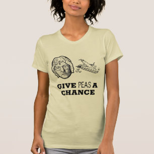 T-shirt Donnez une chance aux petits pois